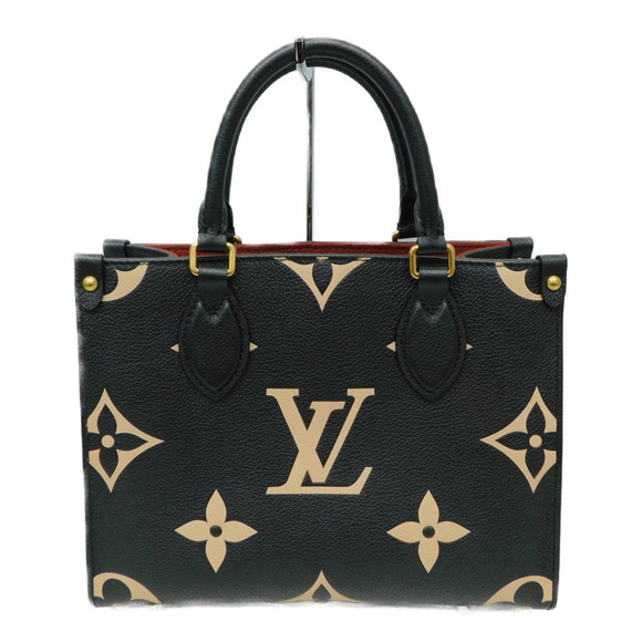 Louis Vuitton On PM Go the Tote Black Empreinte Leather Bag - Picture 1 of 11